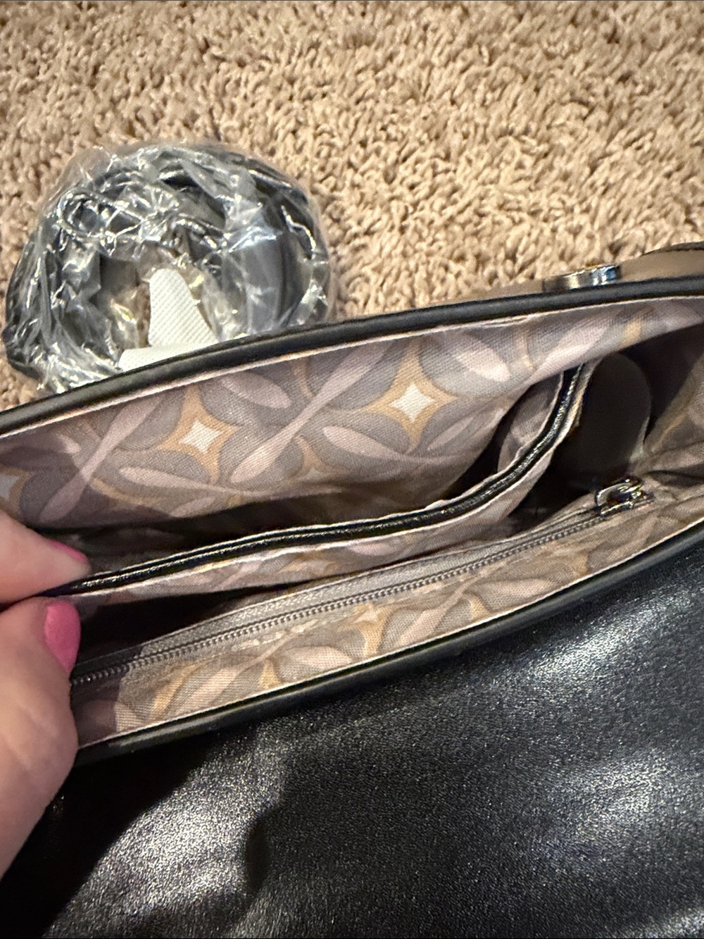 Black Mini Top-Handle Bag - Picture 8 of 9